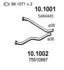 CITRO 5484445 Exhaust Pipe